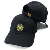 Boné Strapback Baseball Preto Erva Legalize Original Côrte