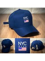 Boné Strapback NYC Bandeira USA EUA Adulto Bandeira Ajustável