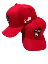Bone SunHot Aba Curva "Big Mouth" Vermelho