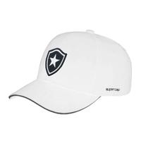 Boné Supercap Botafogo Escudo Frontal Central Licenciado Branco