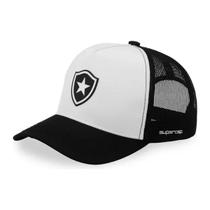 Boné Supercap Botafogo Tela Escudo Frontal Central Licenciado Preto