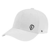 Boné Supercap Corinthians Logo Frontal Lateral Licenciado Branco