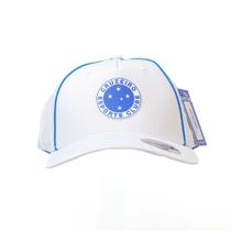 Boné Supercap Cruzeiro Silk Relevo Frontal e Lateral Dora