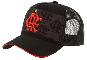 Boné SuperCap Flamengo- Zico escudo vermelho