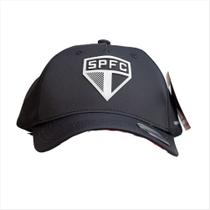 Boné Supercap São Paulo FC Preto Silk Sublimado Unissex Boné Supercap São Paulo FC Preto Silk Sublimado Unissex