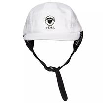Boné Surf com Presilha Proteção UV Farms Five Panel Cor:BrancoTamanho:G Boné Surf com Presilha Proteção UV Farms Five Panel Cor:BrancoTamanho:G