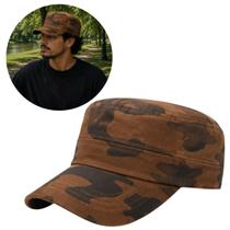 Boné Tático Patrol Cap Militar Camuflado Aba Curta e Regulável (1 Und)