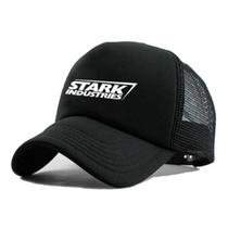 Boné Telinha Aba Curva Trucker Stark Industries Boné Telinha Aba Curva Trucker Stark Industries