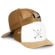 Boné Telinha Ajustável Aba Curva Camurça Trucker Young Original