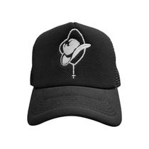 Boné Terço Nossa Senhora Rodeio Bordado Catolicismo Preto Boné Terço Nossa Senhora Rodeio Bordado Catolicismo Preto