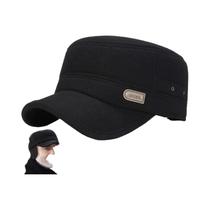 Boné Térmico Masculino De Inverno À Prova De Vento Com Protetor De Orelha 56-60cm Para Esqui,