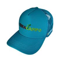 Bone Terracampo Trucker Bordado Country Agronomia Aba Curva