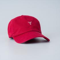 Bone Texas Farm - Dad Hat - Dh001 - Vermelho Bordo Único