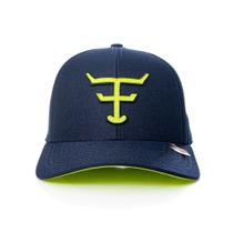 Bone Texas Farm - New Texas - Tf672 - Azul Marinho/ Amarelo Neon