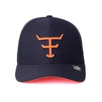 Bone Texas Farm - New Texas - Tf672 - Preto/ Laranja Neon Bone Texas Farm - New Texas - Tf672 - Preto/ Laranja Neon