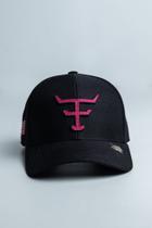 Bone Texas Farm - New Texas - Tf987 - Preto/ Rosa Pink