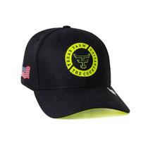 Bone Texas Farm - Tf689 - Preto/ Amarelo Neon