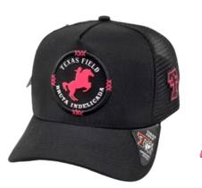 Boné Texas Field Original Trucker Americano de Tela Respirável Confortável Estilo Country Agro Rural CAVALGADA