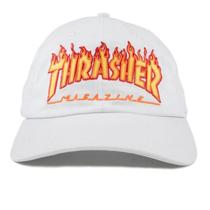 Boné Thrasher Aba Curva Dad Hat Flame Logo Skate Original