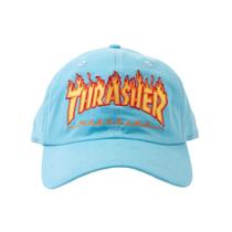 Boné Thrasher Aba Curva Dad Hat Flame Logo Skate Original