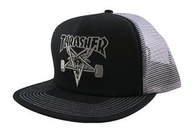 Boné Thrasher Sk8 Goat em Tela Ajustável Boné Thrasher Sk8 Goat em Tela Ajustável