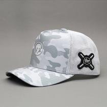 Boné Thruster Camulado - Branco e Cinza