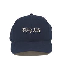 Boné Thug Life Fitão Aba Curva Premium Strapback