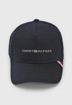 Boné Tommy Hilfiger Masculino Aba Curva Foundation Azul Marinho - Cor Azul marinho - Tamanho U Boné Tommy Hilfiger Masculino Aba Curva Foundation Azul Marinho - Cor Azul marinho - Tamanho U