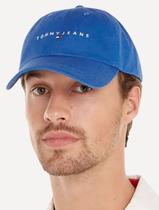 Boné Tommy Hilfiger Masculino Linear Logo Azul Royal