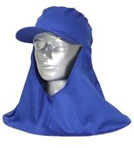 Boné Touca Arabe Segurança Material:BrimCor:Azul Royal