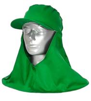 Boné Touca Arabe Segurança Material:BrimCor:Verde Boné Touca Arabe Segurança Material:BrimCor:Verde