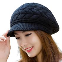 Boné Touca Gorro Chapéu de Lã Forrado Inverno Malha Feminino