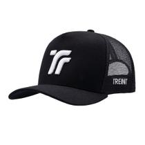 Boné Treinit Trucker Aba Curva Preto Boné Treinit Trucker Aba Curva Preto