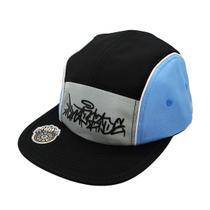 Boné Trip Side Five Panel Aba Flex Target Preto Azul BN05 Cor:PretoTamanho:UN