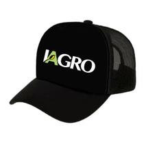 Boné Truck Agro Agricultura Preto ou Verde de Telinha Redinha