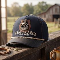 Boné Trucker Aba Curva Mangalarga Machador Cavalo Cowboy Boné Trucker Aba Curva Mangalarga Machador Cavalo Cowboy