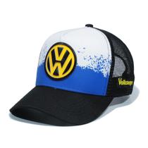Boné Trucker Aba Curva Telinha Envio Imediato Modelo VW Varias Cores Boné Trucker Aba Curva Telinha Envio Imediato Modelo VW Varias Cores