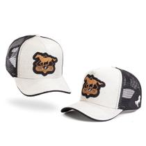 Boné Trucker Bege Pampas Country Masculino Feminino