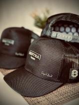 Boné Trucker Black Plate Brutha com Tela Forro Interno Personalizado