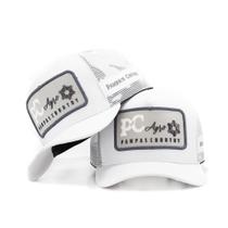 Boné Trucker Branco Country Agro Pampas Telinha Campo Pecuária Boné Trucker Branco Country Agro Pampas Telinha Campo Pecuária