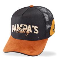 Boné Trucker Caramelo Aba Camurça Original Pampas Country Masculino Feminino Boné Trucker Caramelo Aba Camurça Original Pampas Country Masculino Feminino