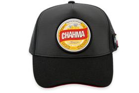 Boné Trucker Cerveja Chama Chopp Aba Curva