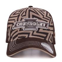 Boné Trucker Chevrolet Telinha Aba Curva Masculino