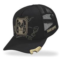 Boné Trucker com Abridor de Cerveja Estampa Cavalo Western Sharecropper