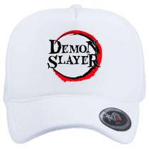 Boné Trucker Com Telinha e Ajuste Snapback Anime Demon Slayer