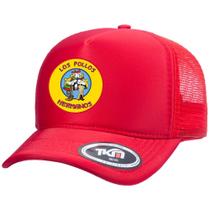 Boné Trucker Com Telinha e Ajuste Snapback Los Pollos Hermanos Breaking Bad