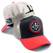 Boné Trucker Country Boiadeiro Simprão Farm Aba Curva