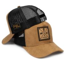Boné Trucker Country De Camurça Agro Várias Cores Aba Curva Boné Trucker Country De Camurça Agro Várias Cores Aba Curva
