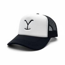 Boné Trucker Country Estilo Yellowstone Western Autêntico - Branco