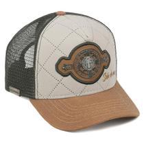 Boné Trucker Country Medalha De São Bento Tela Respirável Religioso Unissex